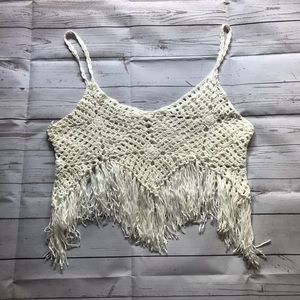 Garage Boho Crochet Tank Top